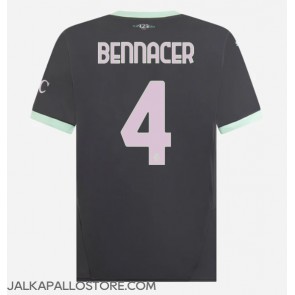 AC Milan Ismael Bennacer #4 Kolmaspaita 2024-25 Lyhythihainen